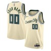 Maillot Homme Milwaukee Bucks Personnalisable 2025-26 Nike City Edition Blanc Swingman Maillot Homme Milwaukee Bucks Personnalisable 2025-26 Nike City Edition Blanc Swingman